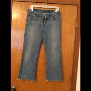 Cropped Lucky Brand jeans❤️